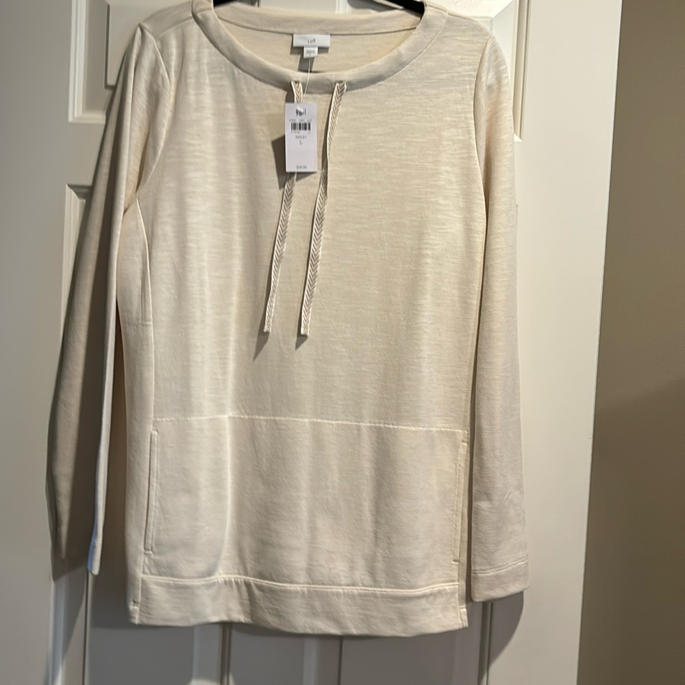 JJill crème/khaki top